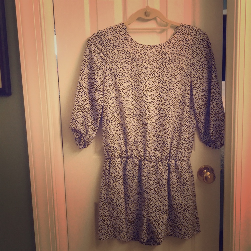 Zara patterned silky romper